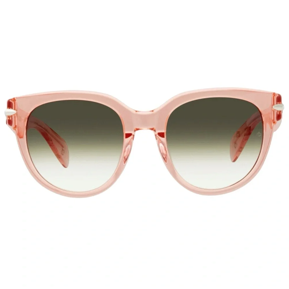 Auth NEW RAG & BONE SUNGLASSES PINK CAT EYE ROUND Rnb 1003/S 035J Pink/9K $245